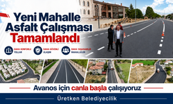 Avanos Yenimahalle Kızılırmak Caddesi Asfaltlandı