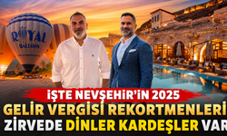 Dinler Ailesi Nevşehir Vergi Rekortmenleri Listesinde İlk İki Sırada