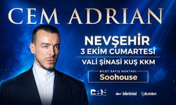 Cem Adrian Nevşehir’e Geliyor! 3 Ekim’de Konser Verecek