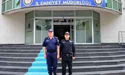 Nevşehir Jandarma Komutanı Çelik’ten Emniyet Müdürü Dallı’ya Hayırlı Olsun Ziyareti