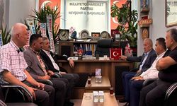NTB Başkanı Salaş'tan MHP İl Başkanı Doğu'ya Hayırlı Olsun Ziyareti
