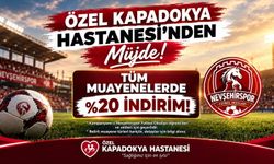 Özel Kapadokya Hastanesi’nden Nevşehirspor Futbol Okulları’na Özel İndirim