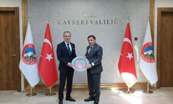 Nevşehir Valisi Kök, Kayseri Valisi Çiçek’i Ziyaret Etti