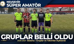 Nevşehir Süper Amatör Ligi’nde Gruplar Belli Oldu!
