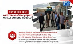 Nevşehir Ağız ve Diş Sağlığı Merkezi’nin Yolu Asfaltlandı!