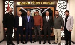 Nevşehir Esnaf Temsilcilerinden NTB Başkanı Salaş’a Tebrik Ziyareti