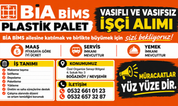 Nevşehir Bia Bims Palet'e çalışma arkadaşları aranıyor
