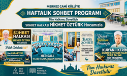 Acıgöl Merkez Cami Külliyesi’nde Haftalık Sohbet Programı Başlıyor