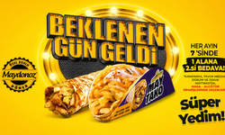 Maydonoz Döner Her Ayın 7'si 1 Alana 1 Bedava!