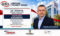 Nevşehirli Tuncer Cem Karacan, Ankara Ticaret Odası’nda Komite Yönetimine Seçildi