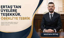 NTSO Seçimlerinde 922 Oy Alan Ertaş’tan Teşekkür ve Tebrik