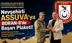 ASSUVA’nın Ürünleri BORAN-8’de Test Edildi, Başarı Plaketi Geldi