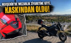 Nevşehir’de Mezarlık Ziyareti Sırasında Kaskı Çalındı