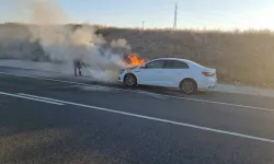Nevşehir Güney Çevre Yolu’nda Araç Yangını