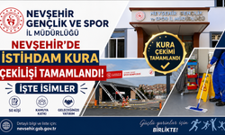 Nevşehir’de 50 Kişilik Personel Alımı İçin Kura Çekildi! İşte Tam Liste