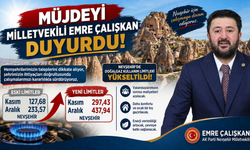 Milletvekili Emre Çalışkan Duyurdu: Nevşehir’de Doğal Gaz Limitleri Yükseldi