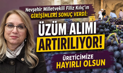 Nevşehirli Üzüm Üreticisine Müjde! Alım Miktarı Artırılıyor