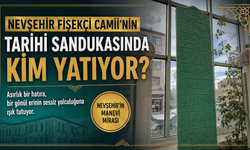 Nevşehir’in Tarihi Fişekçi Camii’nde Gözden Kaçan Sanduka