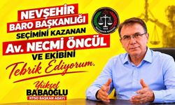 Babaoğlu’ndan Öncül ve Ekibine “Hayırlı Olsun” Mesajı