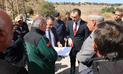 Derinkuyu Kaymakamı Yeğin, Güneyce Köyü’nün Su Kaynağı Yerinde İncelendi