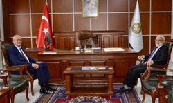 Kapadokya Üniversitesi Rektörü Karasar’dan Müftü Erenay’a Hayırlı Olsun Ziyareti