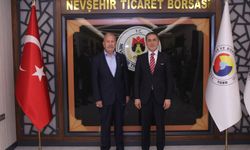 Vali Kök’ten Nevşehir Ticaret Borsası Başkanı Salaş’a Tebrik Ziyareti