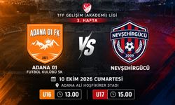 Nevşehirgücü Adana 01 Futbol Kulübü SK Deplasmanında!