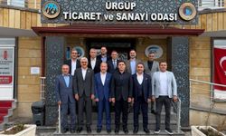 NTB Başkanı Salaş’tan ÜTSO Başkanı Öğütlü’ye Hayırlı Olsun Ziyareti