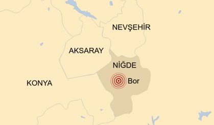 Niğde'de 5,3 büyüklüğünde deprem! Nevşehir'den de hissedildi