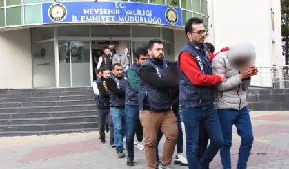 Nevşehir'de Dolandırıcılık Operasyonu: 61 Kişi Adliyeye Sevk