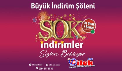 Dilek AVM'de Büyük İndirim Şöleni Başlıyor...