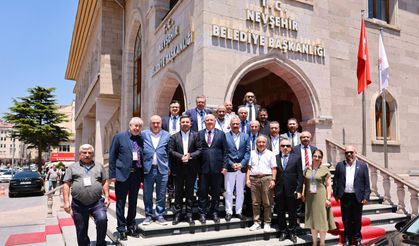 TGK Heyeti Nevşehir Belediyesi’ni Ziyaret Etti