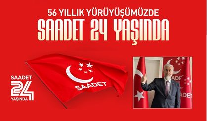 SP Nevşehir İl Başkanı Işık: 'Saadet Partisi 24 Yaşında'