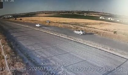 Nevşehir'de feci kaza anbean kameraya yansıdı