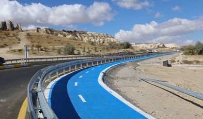 Avanos’ta Yol ve Bisiklet Yolu Projesi Sona Yaklaştı