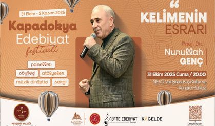 Nevşehir'de Kapadokya Edebiyat Festivali Başlıyor!