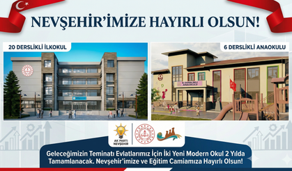 Nevşehir’e İlkokul ve Anaokulu Müjdesi: Bakanlık Onayladı