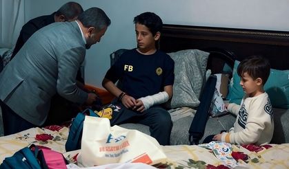 Anne ve Babasız Kalan Nevşehirli 4 Kardeşe Moral Ziyareti