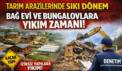Bakanlıktan Tarım Arazilerine Sıkı Denetim: İzin Almayan Yapılar Yıkılacak