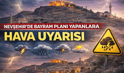 Kurban Bayramı’nda Nevşehir’e Yağışlı Hava Geliyor