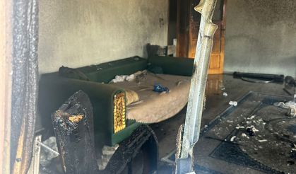 Nevşehir Derinkuyu’da Korkutan Ev Yangını