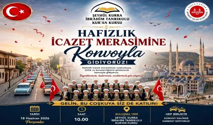 Nevşehir'de Düğün Değil, Hafız Konvoyu Var!