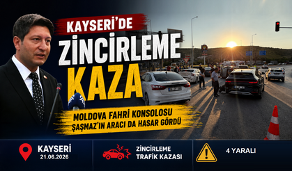 Moldova'nın Nevşehir Fahri Konsolosu Şaşmaz Kaza Geçirdi