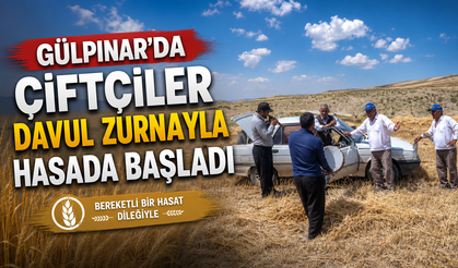 Nevşehir'de Harman Sezonu Davul Zurnayla Açıldı