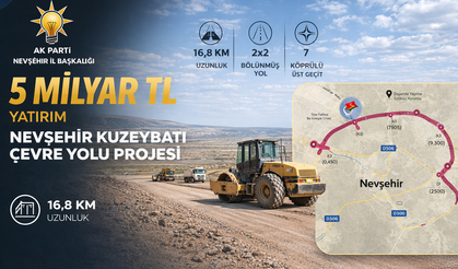 Aygün: 'Nevşehir Kuzeybatı Çevre Yolu'nda Çalışmalar Planlandığı Şekilde Devam Ediyor'