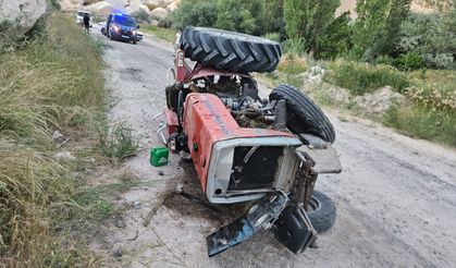 Nevşehir’de Traktör Kayalıktan Düştü: 1 Yaralı