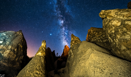 Perseid meteor yağmuru Kapadokya’da göz kamaştırdı