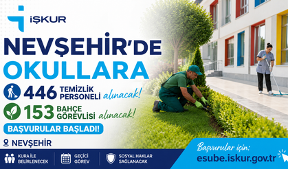 Nevşehir’de 599 Kişilik TYP İstihdamı İçin Başvurular Başladı