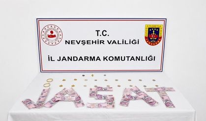 Nevşehir'de çalınan para ve altınlar sahibine teslim edildi