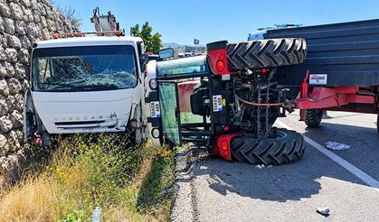 Nevşehir'de Çekici ile Traktör Çarpıştı! 4’ü Çocuk 6 Yaralı